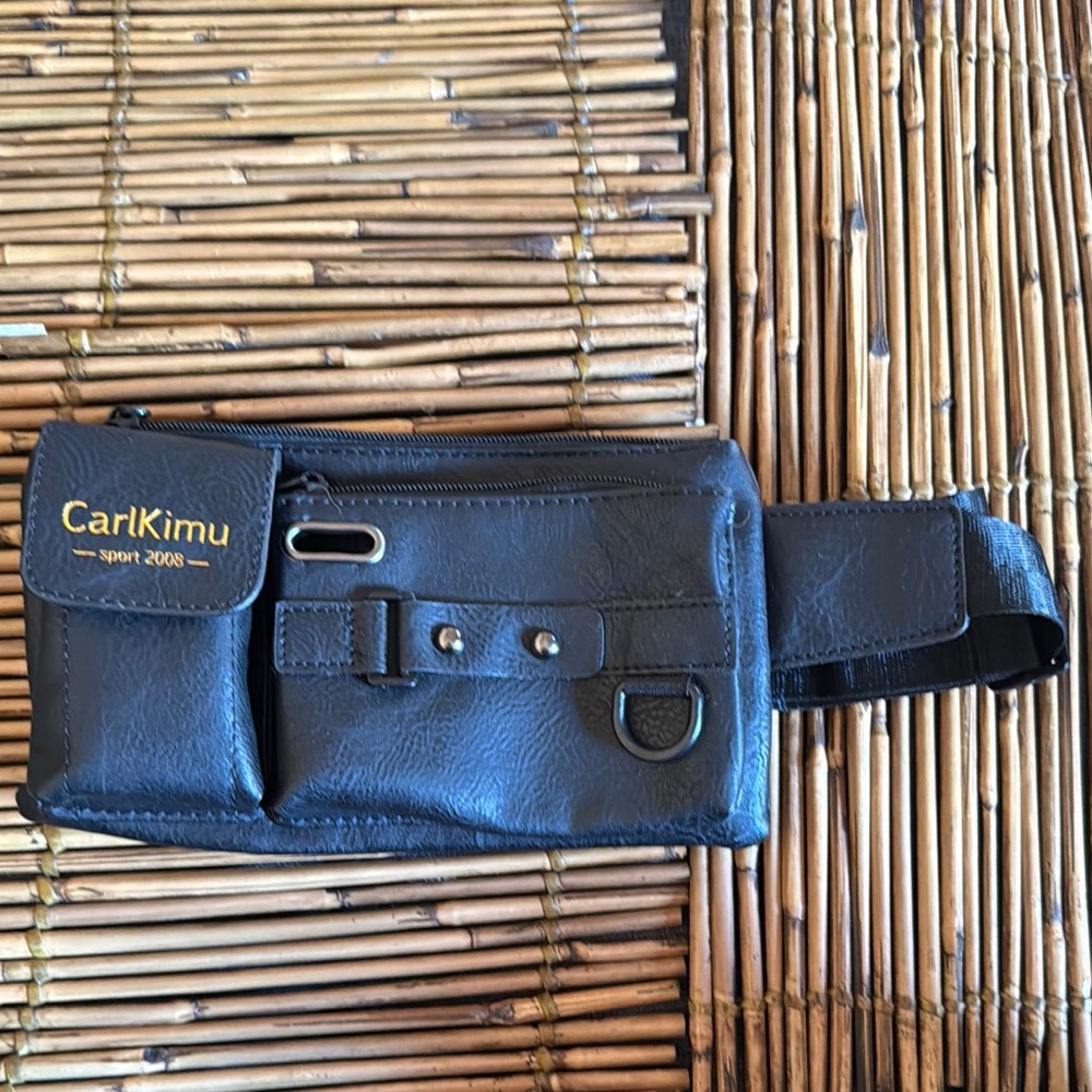 Black CarlKimu Sport 2008 Fanny Pack / Waist Bag – Street Style Utility